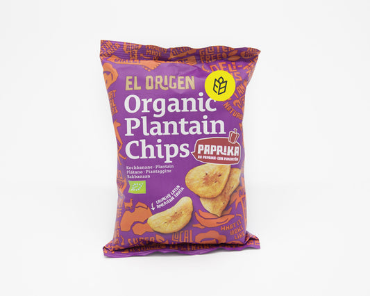 Bio Plantain Chips mit Paprika